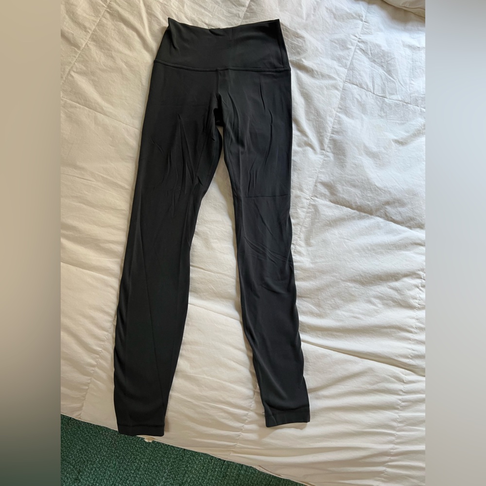 Lululemon dark gray align 25” inseam high waist leggings size 4